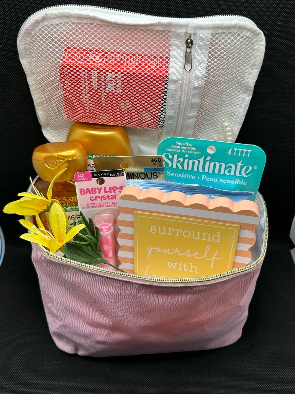 Purple Makeup Bag #4 “Boo” Basket